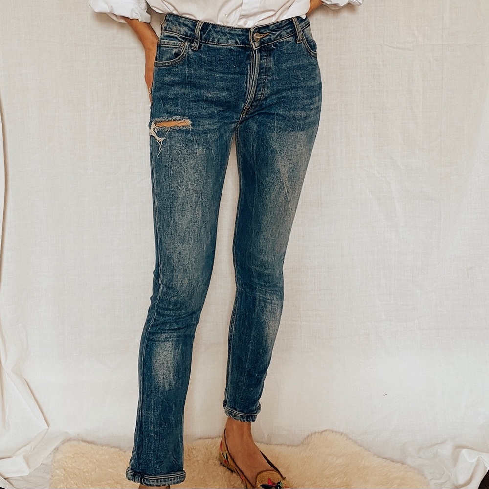 Warp & Weft Cigarette Jeans